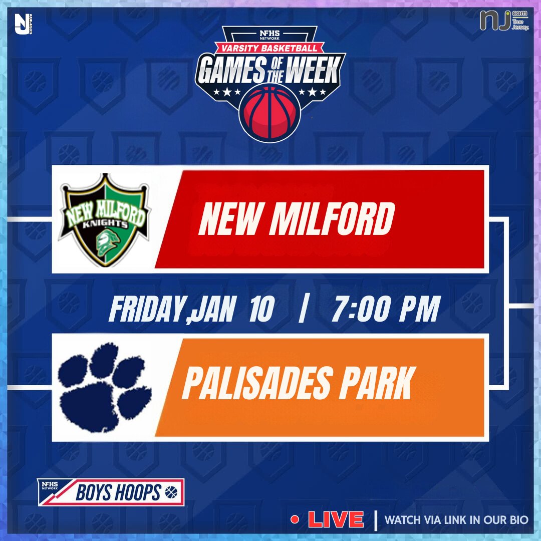 HSupdate2's tweet image. 🅻︎🅸︎🆅︎🅴︎ 🅼︎🅰️︎🆃︎🅲︎🅷︎
🏆 Boys Basketball | 
🏀 New Milford VS Palisades Park
📅 Fri,Jan 10 ⏰ 7:00 PM
🌎 hsplay.watchsportsz.com/basketball.php…

✨ Dont Forget to like,share &amp;amp; Follow ‼️
Lets go !! 
#basketball #hoops #sports #highschool #stream #NewJersey