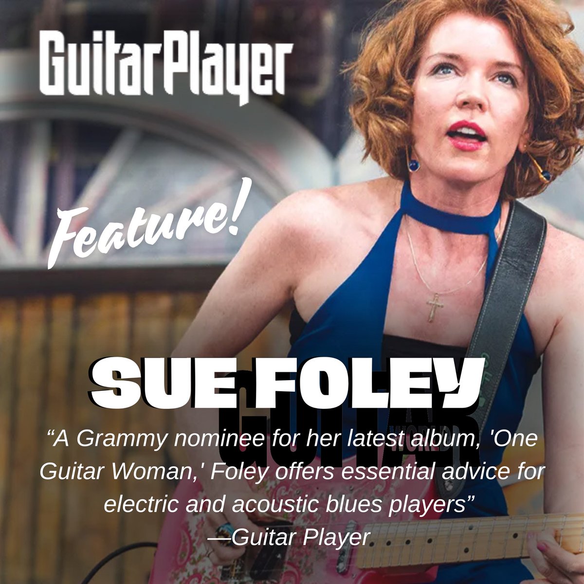 🎸 <a href="/GuitarPlayerNow/">Guitar Player</a> shares some of Sue Foley‘s favorite guitar tips! Check this out… ￼
📖 guitarplayer.com/lessons/advice…

“A Grammy nominee for her latest album, 'One Guitar Woman,' Foley offers essential advice for electric and acoustic blues players”
