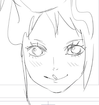 ナミってかワンピースの絵を自分の絵に落とし込むのは難しいが顔はこれでいけそう
最大の敵は髪の毛かっ 