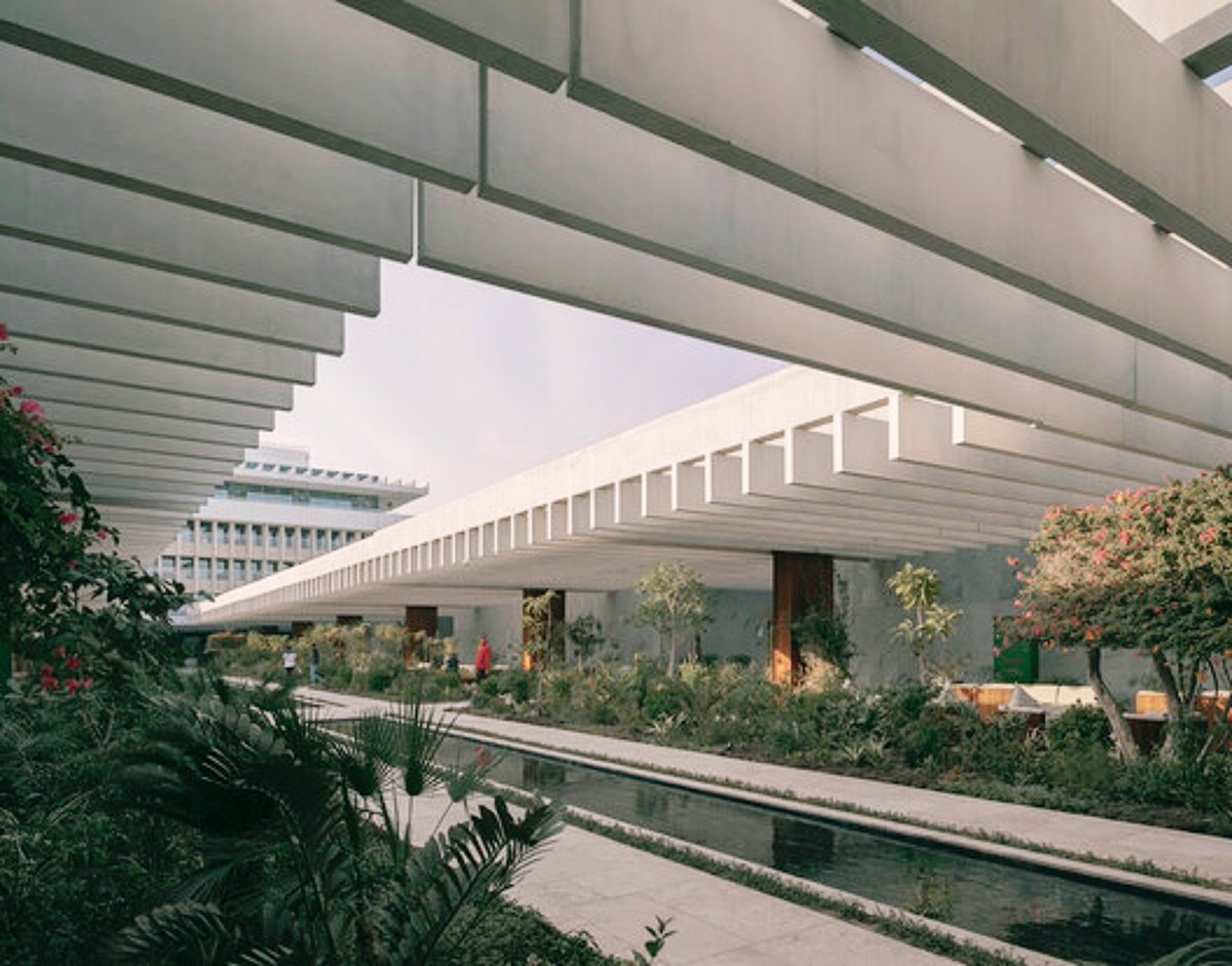 The former Ministry of Interior building in Doha, Qatar is now a 5 star hotel and it is absolutely gorgeous