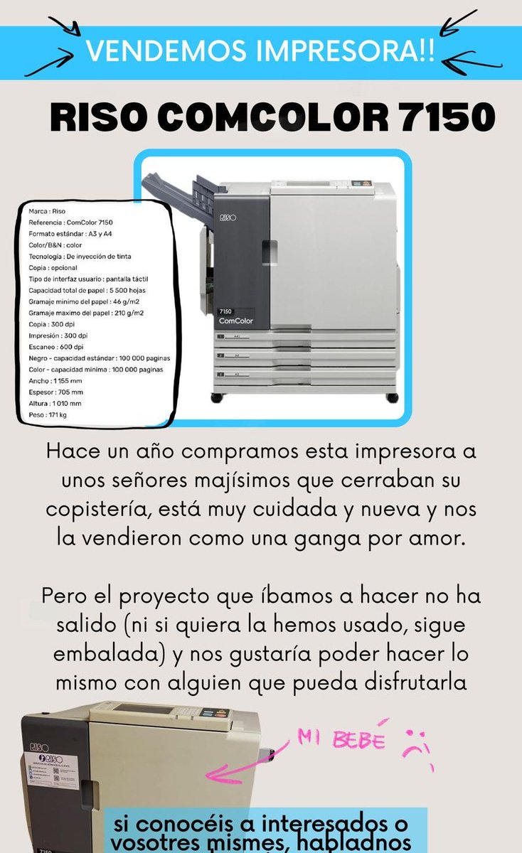 Hola! Si queréis más información habladme!!