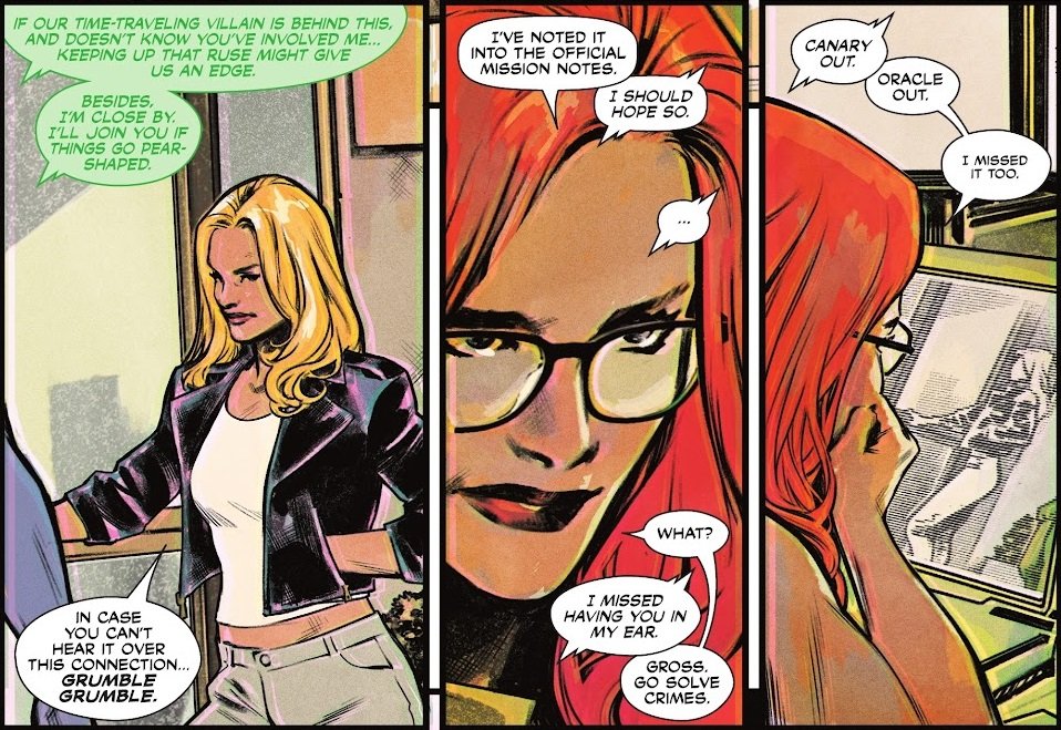 timhanley01's tweet photo. 40. Today, the Batgirls pop up here and there across the Bat-line of books. Cass and Babs are regulars in Birds of Prey, and Cass also has her own book at the moment, though Steph hasn't been seen prominently in a while. #NeverASidekick https://t.co/IUMfMPEB7Z