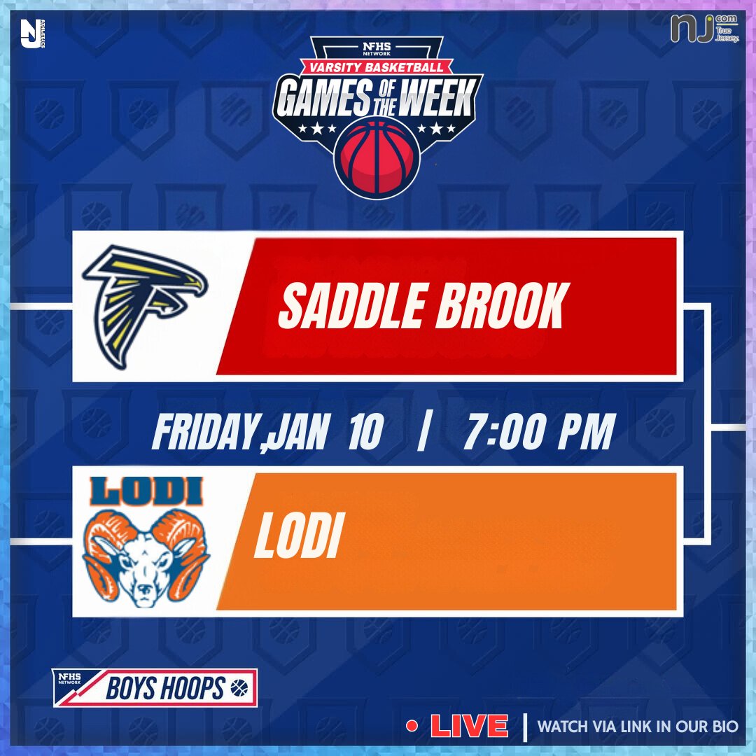 HSupdate2's tweet image. 🅻︎🅸︎🆅︎🅴︎ 🅼︎🅰️︎🆃︎🅲︎🅷︎
🏆 Boys Basketball | 
🏀 Saddle Brook VS Lodi
📅 Fri,Jan 10 ⏰ 7:00 PM
🌎 hsplay.watchsportsz.com/basketball.php…

✨ Dont Forget to like,share &amp;amp; Follow ‼️
Lets go !! 
#basketball #hoops #sports #highschool #stream #NewJersey