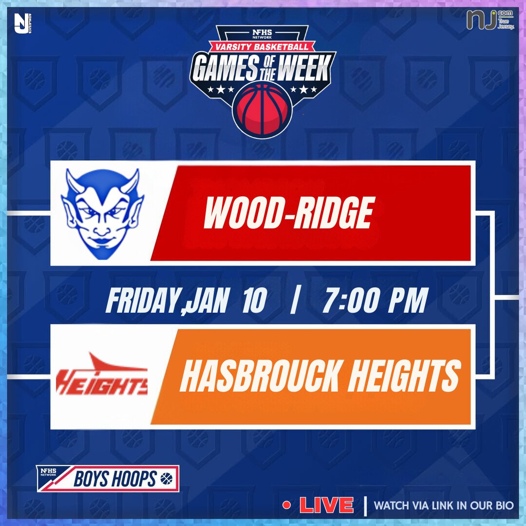 HSupdate2's tweet image. 🅻🅸🆅🅴 🅼🅰️🆃🅲🅷
🏆 Boys Basketball | 
🏀  Wood-Ridge VS Hasbrouck Heights
📅 Fri,Jan 10 ⏰ 7:00 PM
🌎 hsplay.watchsportsz.com/basketball.php…

✨ Dont Forget to like,share &amp;amp; Follow ‼️
Lets go !! 
#basketball #hoops #sports #highschool #stream #NewJersey