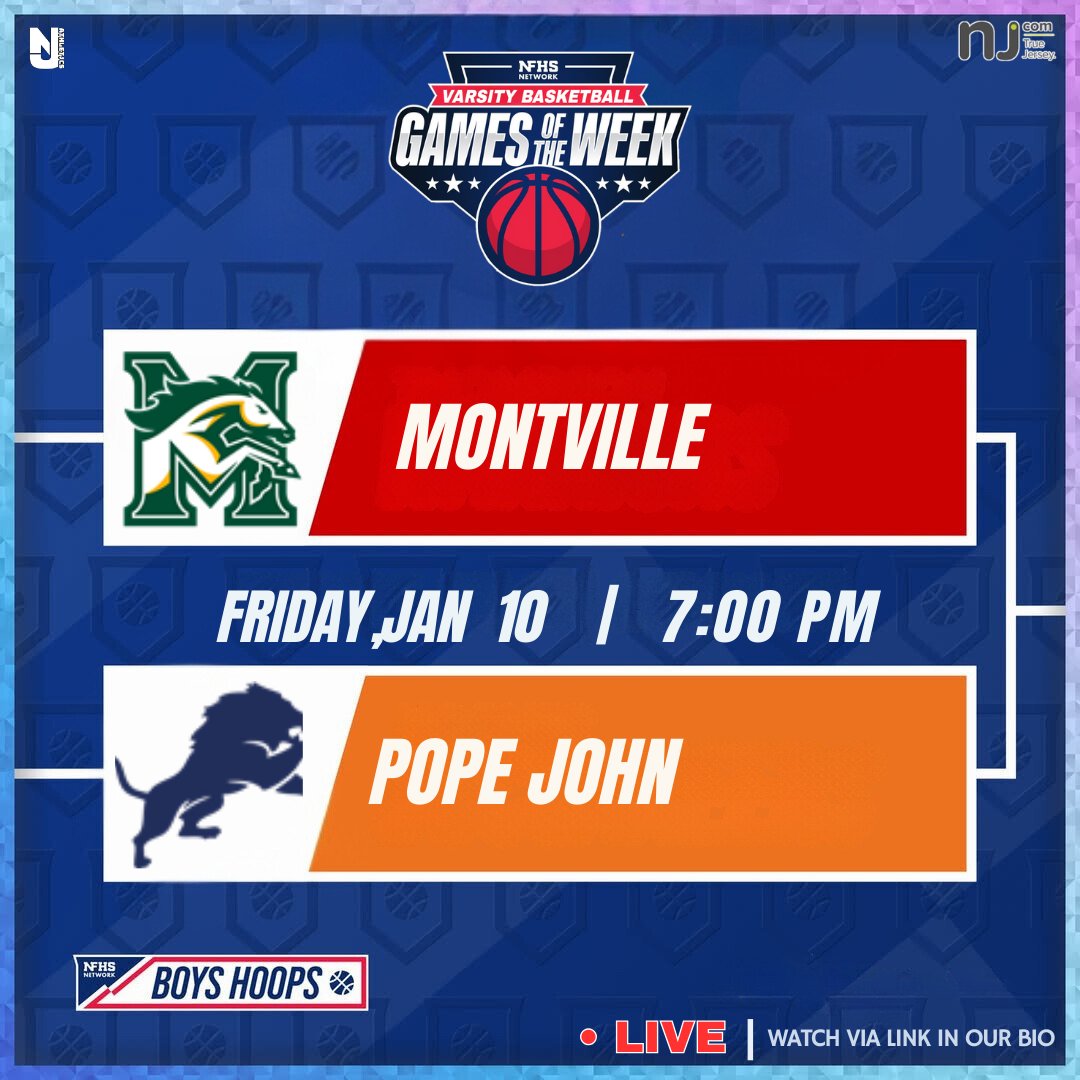 HSupdate2's tweet image. 🅻🅸🆅🅴 🅼🅰️🆃🅲🅷
🏆 Boys Basketball | 
🏀 Montville VS Pope John
📅 Fri,Jan 10 ⏰ 7:00 PM
🌎 hsplay.watchsportsz.com/basketball.php…

✨ Dont Forget to like,share &amp;amp; Follow ‼️
Lets go !! 
#basketball #hoops #sports #highschool #stream #NewJersey