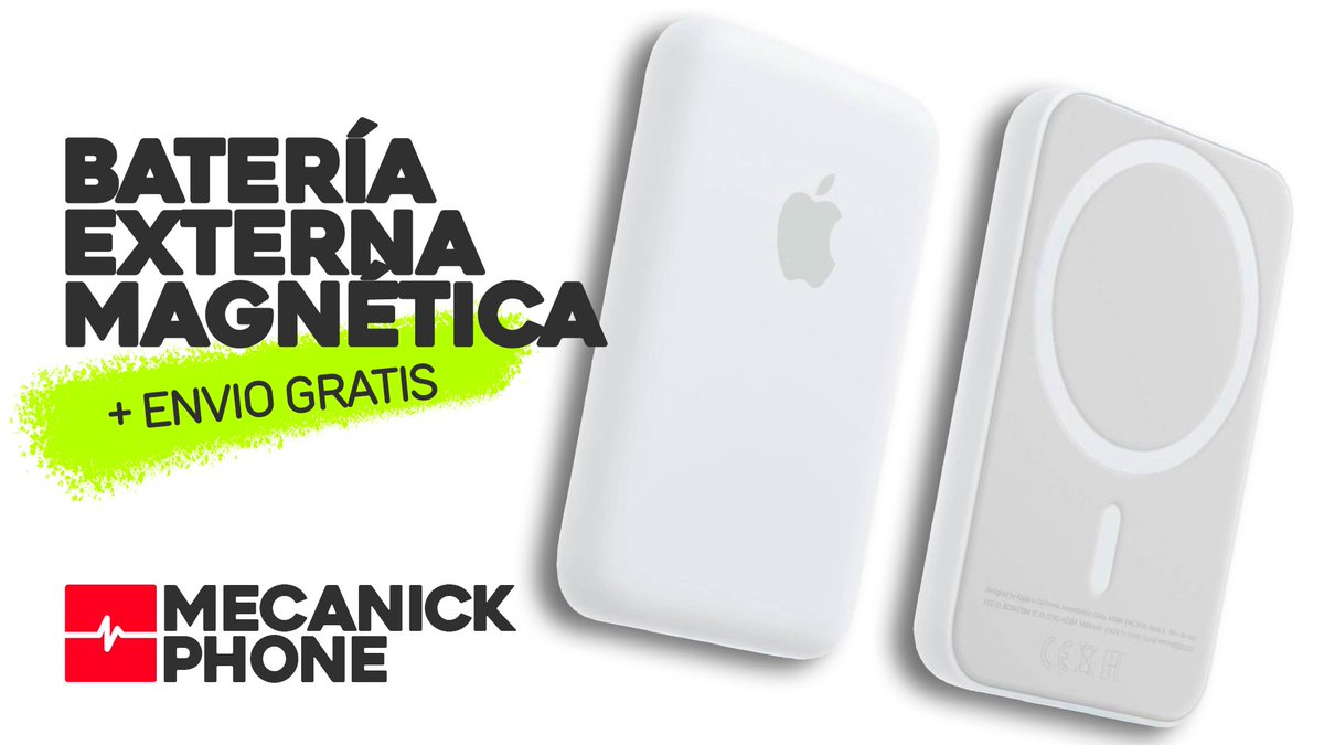 ⚡ FLASH SALE ¡Exclusiva en web!
Ahora los envíos son GRATIS.
BATERÍA EXTERNA MAGNÉTICA MAGSAFE 

store40222184.company.site/shared-product…