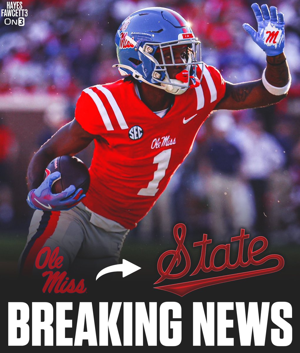 BREAKING: Ole Miss transfer WR Ayden Williams has Committed to Mississippi State, he tells @on3sports

The 6’2 200 WR will have 2 years of eligibility remaining 

Was ranked as a Top 85 Recruit in the ‘23 Class (On3 Industry)

on3.com/transfer-porta…