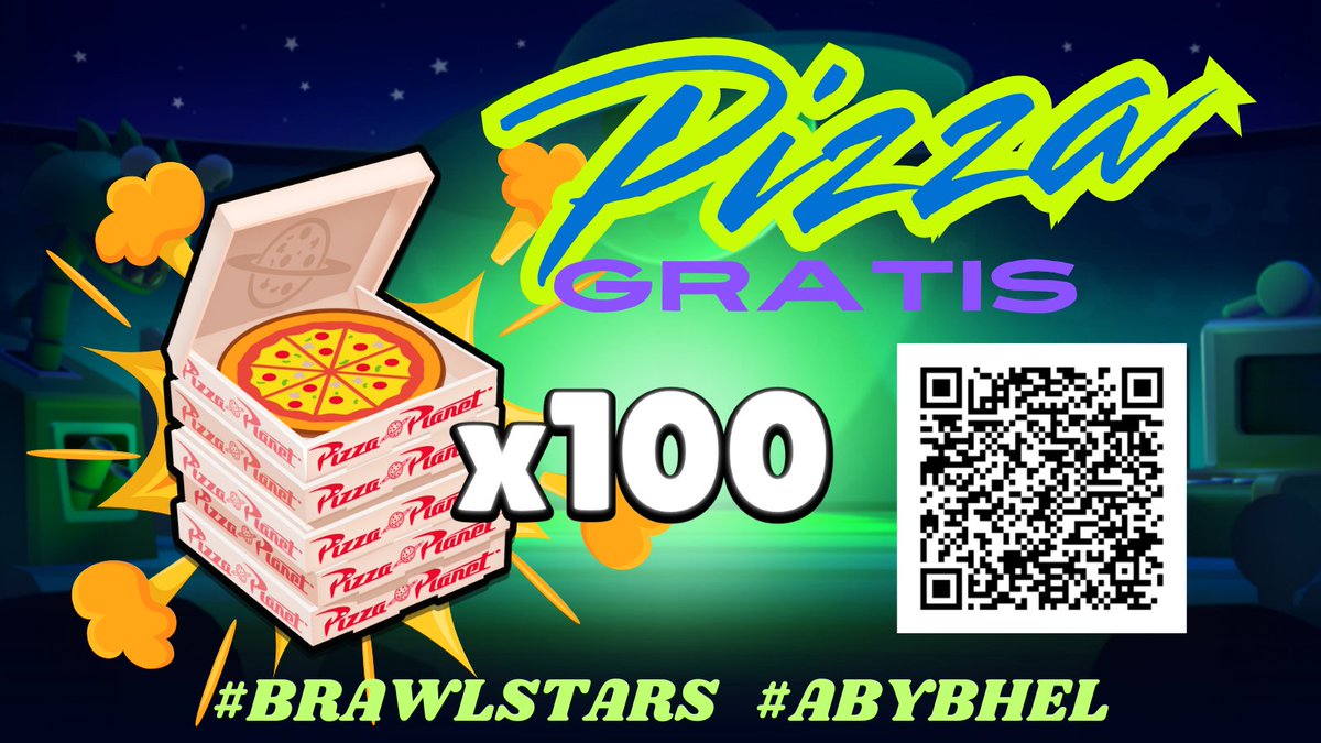 🍕PIZZA GRATIS 🍕

👇🏻Canjea este link o usa el QR 👇🏻

🍕🍕🍕🍕🍕🍕🍕🍕🍕🍕🍕🍕🍕link.brawlstars.com/?action=vouche… 
🍕🍕🍕🍕🍕🍕🍕🍕🍕🍕🍕🍕🍕

#BrawlStars #AbyBhel #ToyStory #GiftedBySupercell