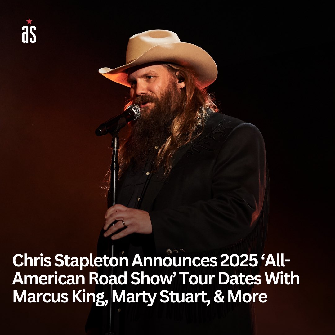 AmerSongwriter's tweet image. #ChrisStapleton announces 2025 world tour! americansongwriter.com/chris-stapleto…