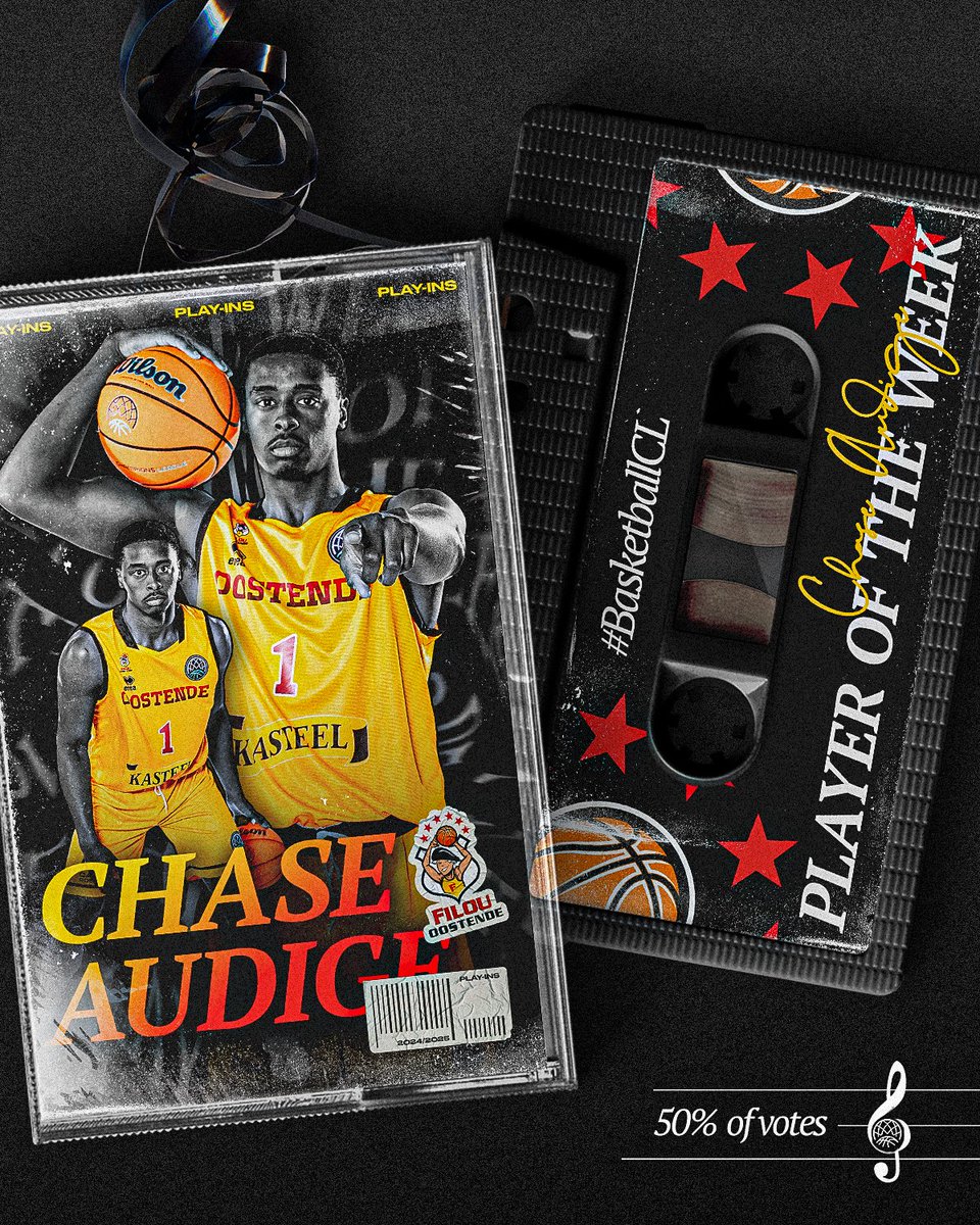 Basketball Champions League (@basketballcl) on Twitter photo 🚨 Results are in: With 50% of all votes, <a href="/ChaseAudige/">Chase Audige</a> is your #BasketballCL Player of the Week! 🚨 Results are in: With 50% of all votes, <a href="/ChaseAudige/">Chase Audige</a> is your #BasketballCL Player of the Week!