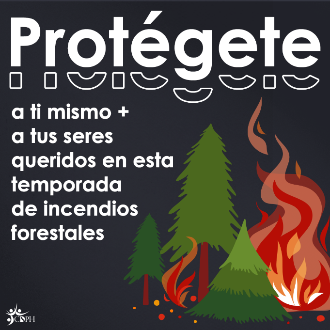 ¡Durante un incendio forestal, la prioridad es protegerte y proteger a tus seres queridos! Si se te ordena evacuar tu hogar o el área, hazlo de inmediato. Todo lo demás es secundario. Obtén más información en cdph.ca.gov/Programs/EPO/P…