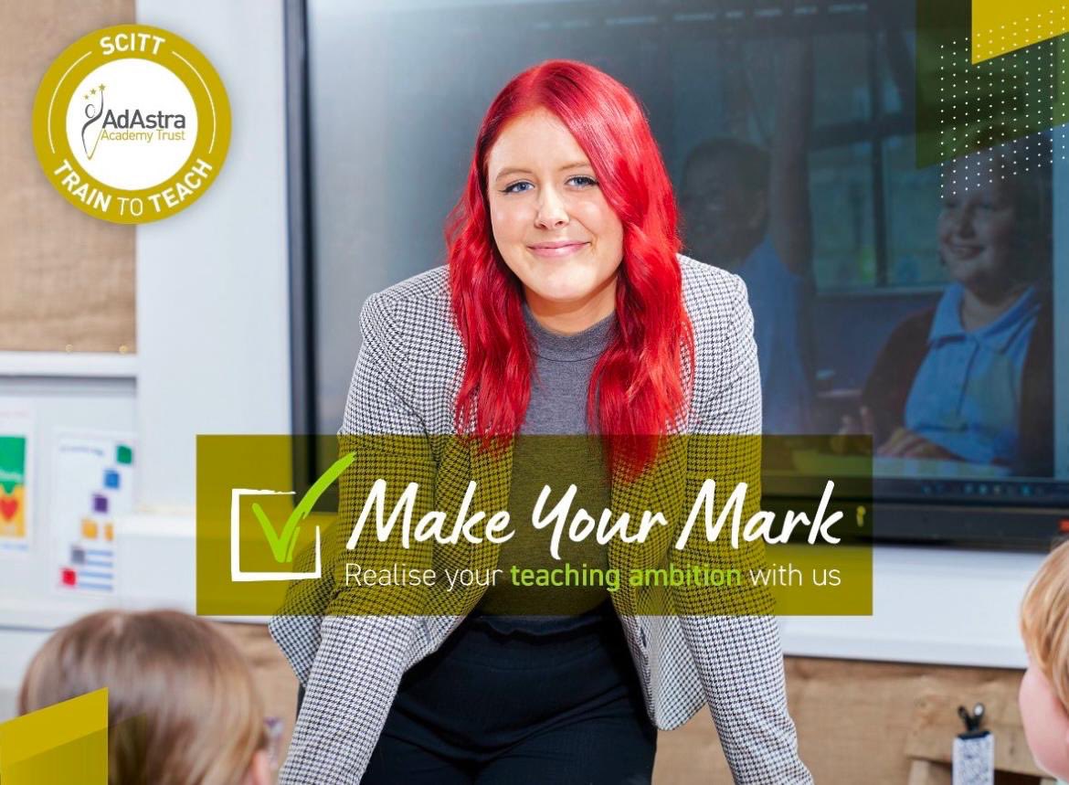 If you’re thinking about training to be a teacher, check out the Ad Astra teacher-training programme. 

You will benefit from a very skilled and supportive team of professionals around you. 

Check out the link for more details: 

adastraschools.org/about-us/scitt…