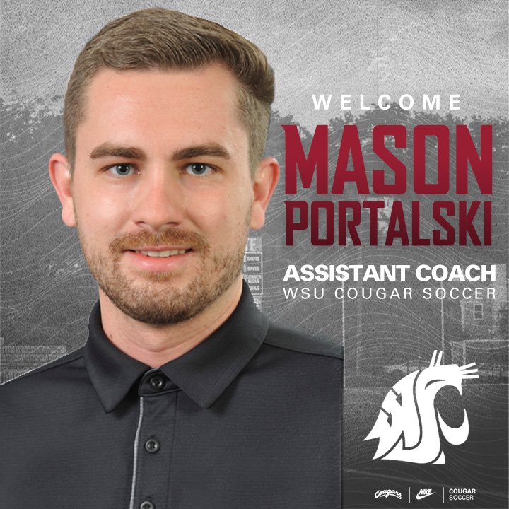 Excited to welcome back to the Palouse <a href="/mportalski/">Mason Portalski</a> ❗️ 

Mason graduated from Wazzu in 2017, while serving as a volunteer assistant coach. After seven seasons of success in WPSL, Colorado, Carolina, and West Point, Portalski is back at Wazzu!

Welcome home, Mason! #GoCougs