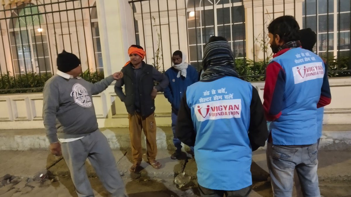 #TogetherwithHomeless #WinterCampaign #ShelterRight  As the cold winter sets in,<a href="/VigyanF/">Vigyan Foundation</a> team gears up to mobilize the unfortunate bearing the cold on roadside urging them to take safe refuge at paltan and c block indiranagar shelter homes,<a href="/LMC_Lucknow/">Lucknow Municipal Corporation</a> <a href="/AdminLKO/">DM Lucknow</a>