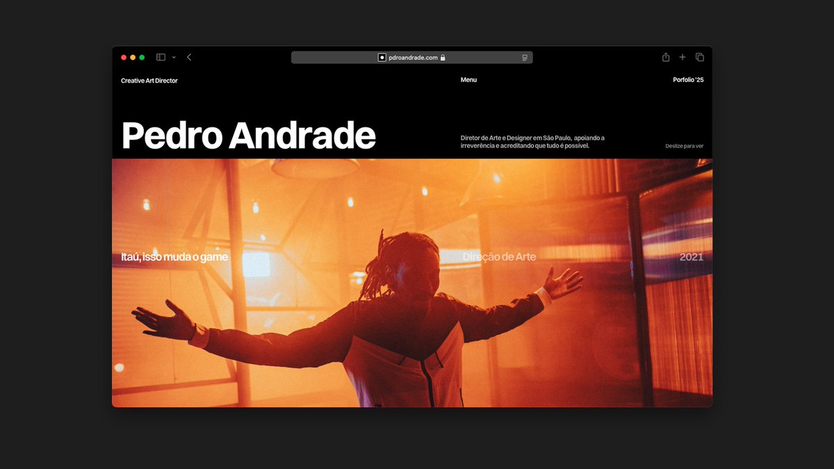 pedromadethis's tweet image. 2025 chegou com novidades (e um resgate do passado). 🌟
Dei espaço pro projeto MIBR + Itaú com Rincon Sapiência, que ficou guardado um tempo, mas segue especial. 🤠
Incluí também os assets dos 50 anos do Metrô de SP – cheio de história pra contar. 🚇
🔗pdroandrade.com