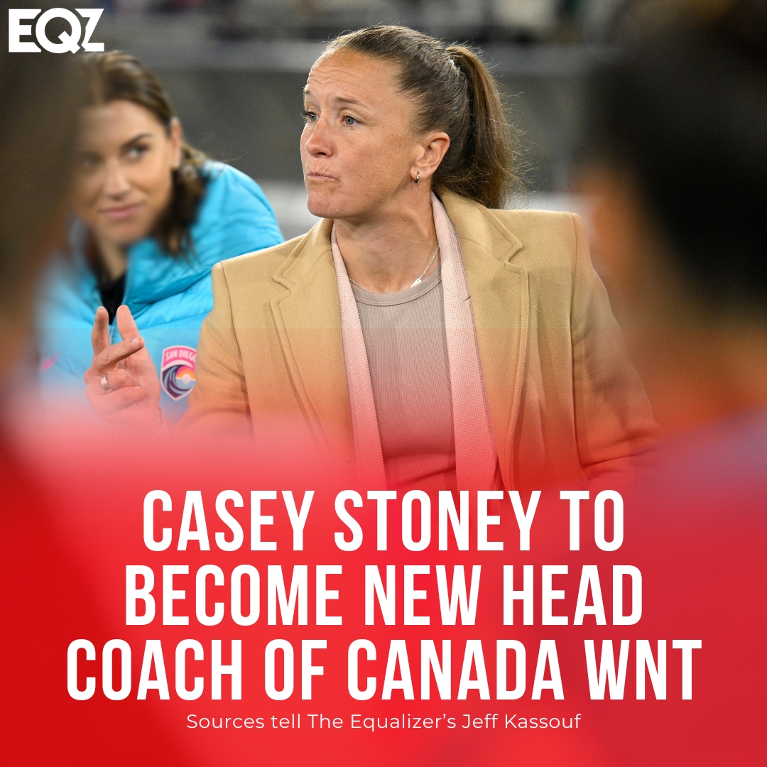EqualizerSoccer's tweet photo. The Canada women's national team has a new head coach! Former San Diego Wave head coach Casey Stoney has agreed to lead the Canadian squad, sources confirmed to The Equalizer's @JeffKassouf.

Read more 🔗 https://t.co/2VGDxGbn3x https://t.co/Yx7EAMwTzK