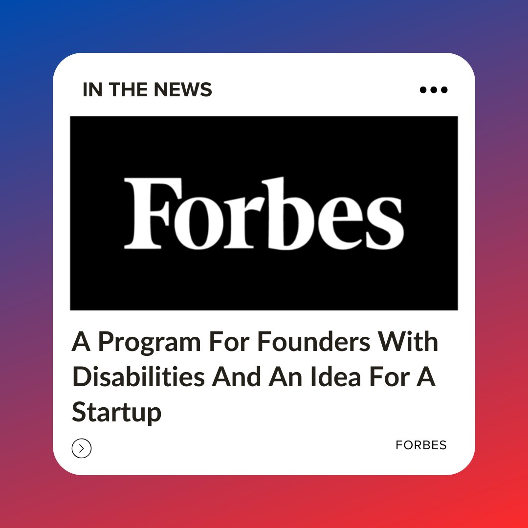 Thank you to <a href="/Forbes/">Forbes</a> for this great feature of our Venture Labs accelerator program. Read on to learn more about our cohort developed in partnership with JPMorganChase. bit.ly/4haD7VK