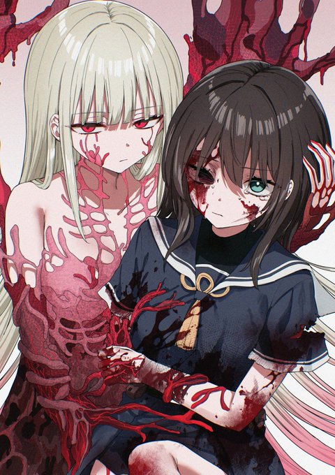 綺麗で気持ち悪い、可哀想で可愛いみたいなのが描きたいもの 