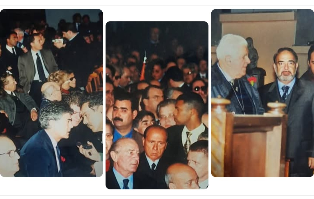 25°Anniversario morte Bettino Craxi. 
Foto funerale a Tunisi 21/01/2000. 
<a href="/claudiomartelli/">Claudio Martelli</a> intervistato.
La composta tristezza di Silvio <a href="/berlusconi/">Silvio Berlusconi</a> con alle spalle Lucio Barani che sgomita la guardia di sicurezza per rientrare in inquadratura.
Presenze
#Socialisti #PSI #Hammamet