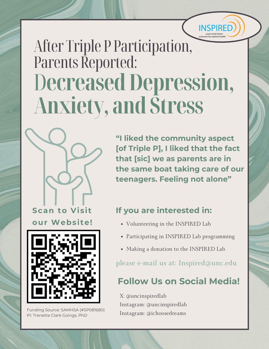 Check out our recent findings! #socialwork #depression #anxietyawareness #stress #triplep #parents #parent #love #research #inspired #child #children #baby
