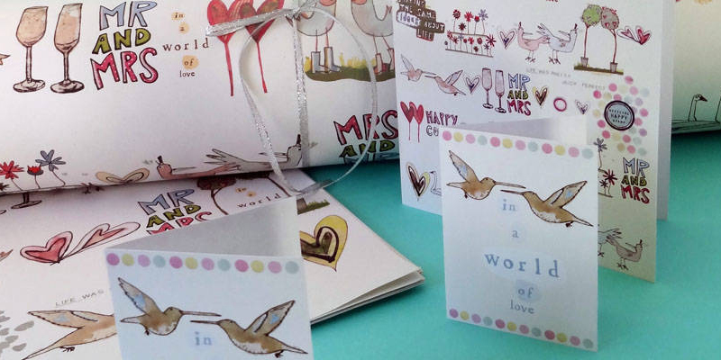 AlicePalaceSays's tweet photo. A lovely review for our Wedding Gift Wrap Pack... 'What a lovely set of stationery to wrap and congratulate the wedding couple. Good quality wrapping paper, gift cards and greetings card. Fun design. This was a great find. Many thanks for the quick dispatch. It arrived safely.' https://t.co/etzgeXi9PL