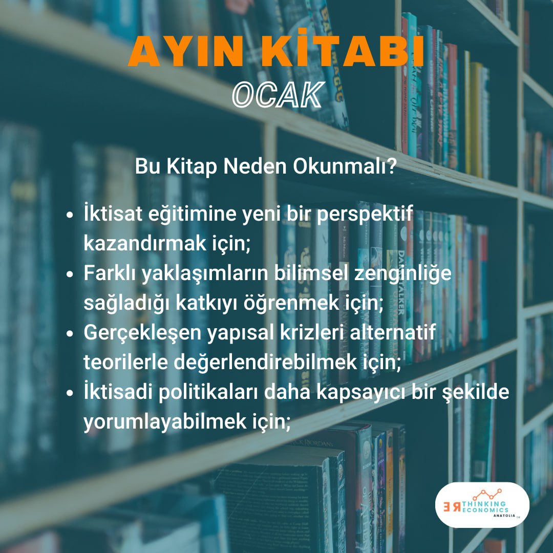 📚 AYIN KİTABI: İktisatta Çok Seslilik ve Çoğulcu Yaklaşımlar 🌍
İktisatta farklı perspektiflere yolculuk! 💡 Alternatif yaklaşımları keşfedin, geleneksel teorileri sorgulayın ve çok sesliliğin gücünü anlayın.

#AyınKitabı #İktisat #Ekonomi #KitapTavsiyesi