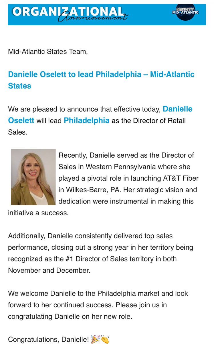 The Home Team (@thehometeammas) on Twitter photo TeamForce would like to congratulate <a href="/team_oselett/">Danielle Oselett</a> on her promotion to the Philadelphia area. May you continue your success in your upcoming role. You sure will be missed as you made a great impact on TeamForce. We all would like to thank you sincerely and wish you the best.๐๐ฅณ TeamForce would like to congratulate <a href="/team_oselett/">Danielle Oselett</a> on her promotion to the Philadelphia area. May you continue your success in your upcoming role. You sure will be missed as you made a great impact on TeamForce. We all would like to thank you sincerely and wish you the best.๐๐ฅณ