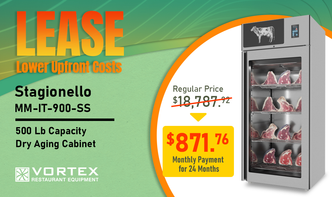 🚨 Upgrade Your Menu with Stagionello! 🚨

Lease this Italian Dry Aging Cabinet with pH-indicator for just a fraction of the cost. 🍖 Dry age up to 500 lbs of meat to perfection and wow your customers with premium flavor &amp; quality.

👉Visit shorturl.at/QOwYO

#DryAging