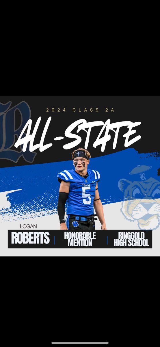 Logan Roberts (@loganwroberts19) on Twitter photo Honored to be mentioned in All-State. Blessed to now be 2 time All-State. <a href="/CoachACrisp/">Austin Crisp</a> <a href="/NwGaFootball/">NwGa Football</a> <a href="/RecruitGeorgia/">Recruit Georgia</a> <a href="/OTB423/">Off The Bench (Chattanooga)</a> Honored to be mentioned in All-State. Blessed to now be 2 time All-State. <a href="/CoachACrisp/">Austin Crisp</a> <a href="/NwGaFootball/">NwGa Football</a> <a href="/RecruitGeorgia/">Recruit Georgia</a> <a href="/OTB423/">Off The Bench (Chattanooga)</a>