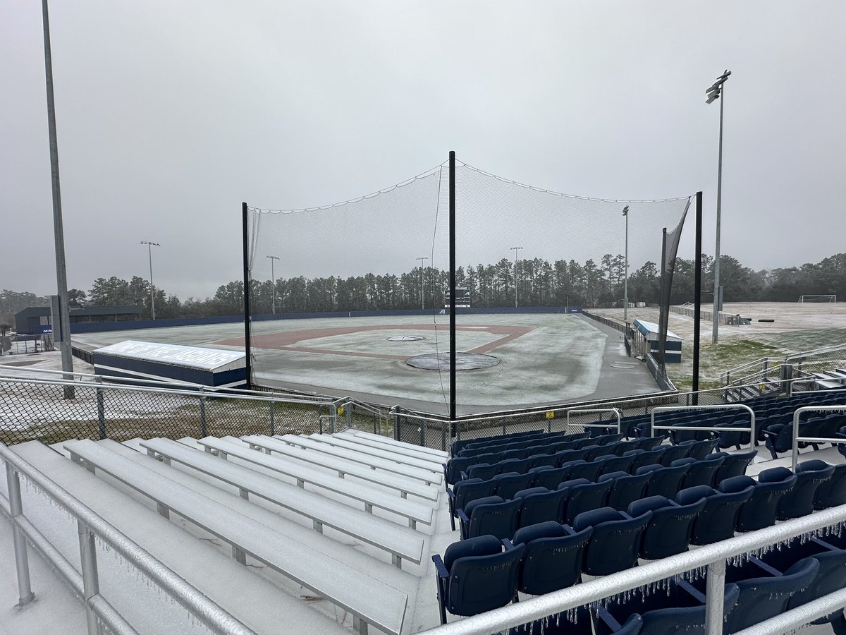AUG_Baseball's tweet image. Little snow day in Augusta!