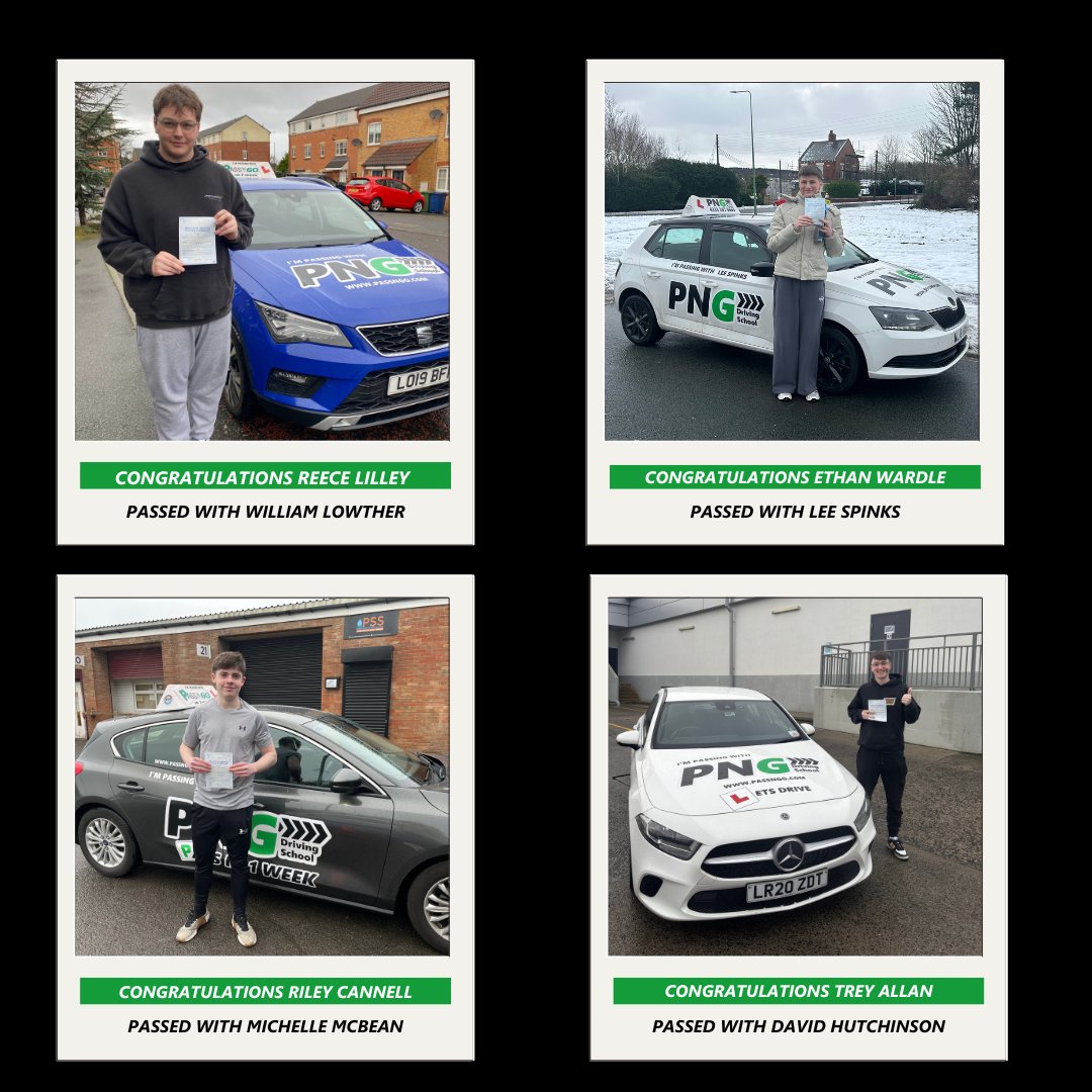 Another successful week for our instructors and students 😍
Congratulations everyone! 🥳

Kickstart your 2025 New Year Resolution today! 🚗✨
Book your first lesson now ➡️ bit.ly/3RwNWqO

#passngo #drivingschool #learntodrive #drivinglessons