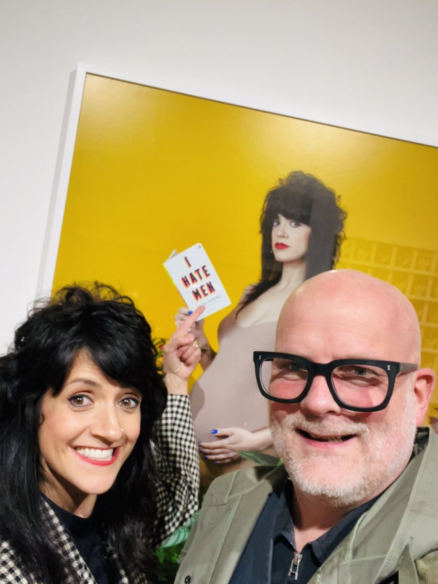 The always lovely Sarah Maple at Naughton Gallery, Belfast.