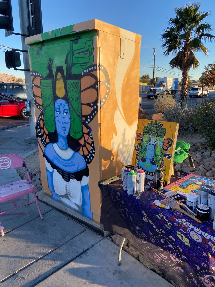 Adding color and flair around Las #Vegas. Artists with our ZAP