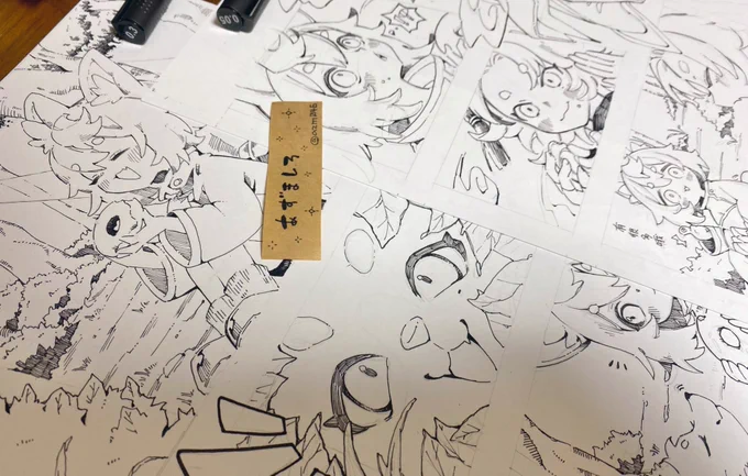 おはよう・:*+.\(( °ω° ))/.:+
創作漫画の依頼を進めてます!アナログ線画は楽しい!!🖋️✨
それに代理ちゃんを含む依頼もらえてとても嬉しい🥰 
