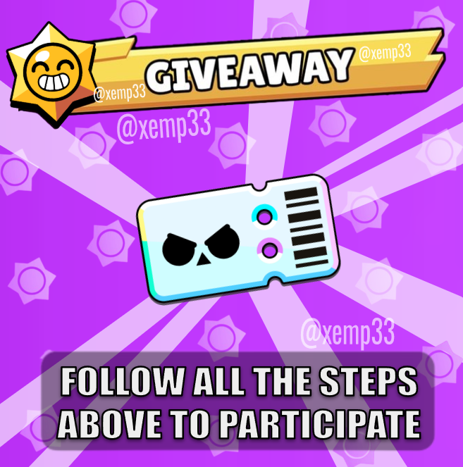 1x Brawl Pass Giveaway!!!
Requirements:
-Follow me @Xemp33 
-Like
-Repost
Winner decided in 1 Week! 
Good Luck!!