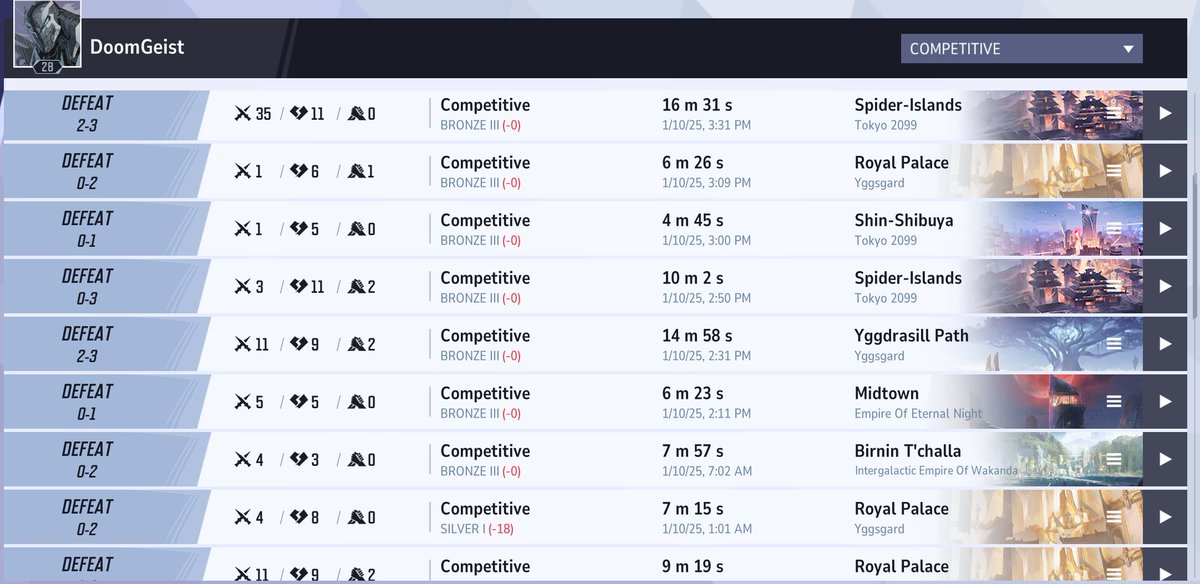 DoomShizzle's tweet photo. As much as I enjoy Marvel Rivals, the competitive matchmaking is awful.

People are leaving games, throwing, admitting to never playing their character or role before. https://t.co/5i0w8phC0y