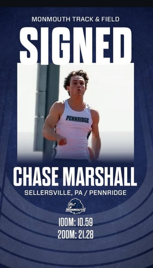 Pennridge Football (@phs_ramsfb) on Twitter photo Congratulations to our own <a href="/chasemarsha_ll/">Chase Marshall</a> who is continuing his academic and athletic career running track at <a href="/monmouthu/">Monmouth University</a> !! 🐏🏈 Congratulations to our own <a href="/chasemarsha_ll/">Chase Marshall</a> who is continuing his academic and athletic career running track at <a href="/monmouthu/">Monmouth University</a> !! 🐏🏈