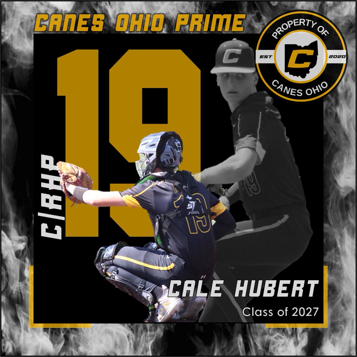Canes Ohio Prime 2027 (@canesoh2027) on Twitter photo WEEKLY SPOTLIGHT: <a href="/CaleGHubert/">Cale Hubert</a> has a strong arm behind the plate and on the mound, but can jump in anywhere when needed. Cale plays spring ball with the <a href="/Cincy_Blazers/">Cincinnati Trailblazers</a> WEEKLY SPOTLIGHT: <a href="/CaleGHubert/">Cale Hubert</a> has a strong arm behind the plate and on the mound, but can jump in anywhere when needed. Cale plays spring ball with the <a href="/Cincy_Blazers/">Cincinnati Trailblazers</a>