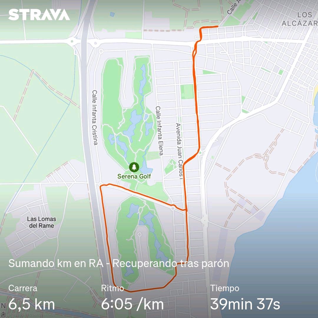 Recuperando después del parón por lesión... strava.app.link/UzS4Mw2t3Pb