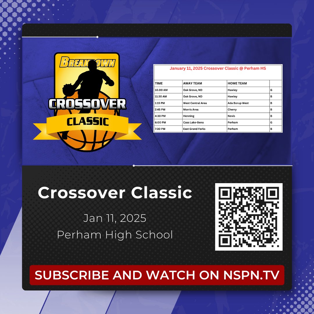 We've got full coverage of <a href="/BreakdownUSA/">Breakdown Sports USA</a> Crossover Classic at <a href="/PerhamHigh/">Perham Public Schools</a>! <a href="/PGHMinnesota/">Prep Girls Hoops Minnesota</a> <a href="/RyanJamesMN/">Ryan James</a>