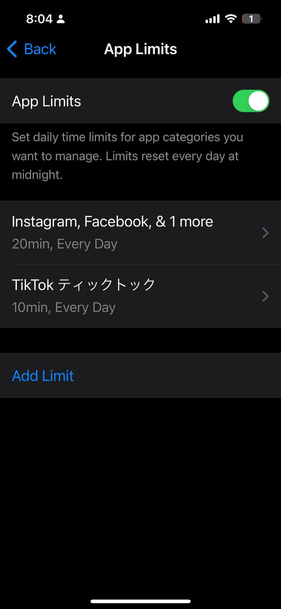 ashish_paliwal's tweet image. X is getting too addictive. The only effective way I found for limiting social media time is using App Limit feature on iPhone. It’s in Settings - Screen time - App Limits.