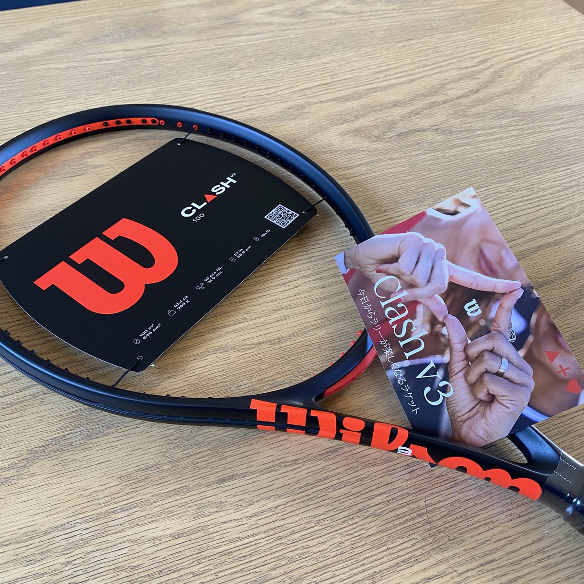 was_haneda's tweet photo. #今日からラリーが楽しくなるラケット
CL🔺SH 100 V3

@wilsontennisjp様いつもありがとうございます♪

#clashv3  #しなり #安定性  #予約始まってます
#wilsontennis #ウイルソン https://t.co/chClWFc3S3