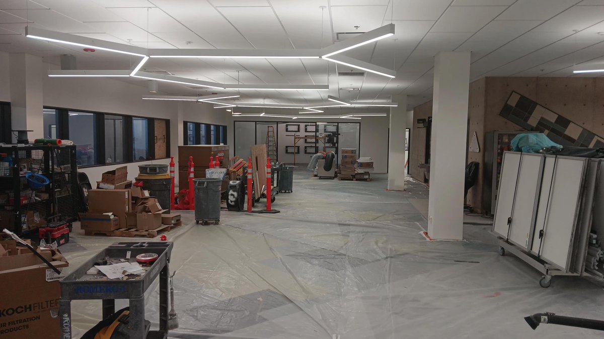 The construction completion is so close we can smell it... or maybe that's just the smell of wet paint... either way, we're excited.