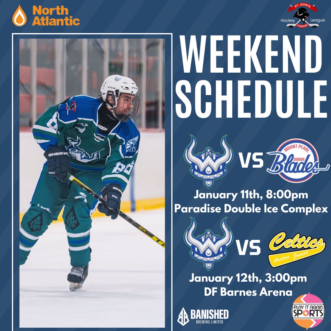 This is your Paradise Warriors schedule for this weekend!

Tomorrow we host the <a href="/MPJblades/">Mount Pearl Junior Blades</a> on home ice followed by an away game Sunday versus the <a href="/avalonjrceltics/">Avalon Jr. Celtics</a> 

A big weekend of hockey as we look to get our first win of 2025. 

#warriorshockey
