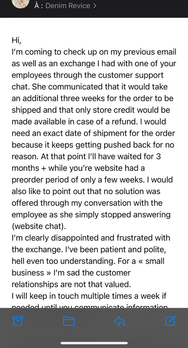 ItsLymsical's tweet image. So I’m sending another email, I’m so f*cked what should I do does anyone have advice ? #revice #revicedenim #ScamAlert