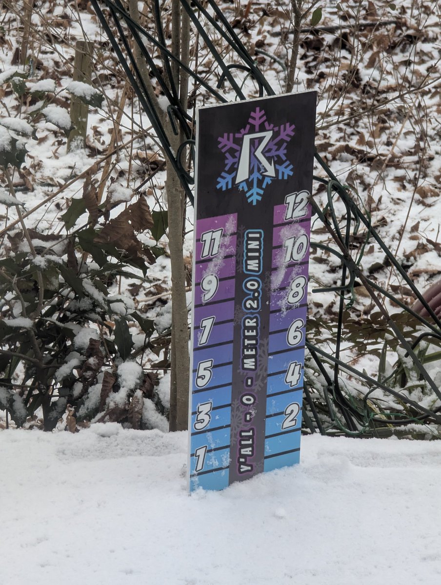 StarBriteRad's tweet photo. @ryanhallyall What we got so far in East Asheville, NC before the sleet. ☹️ Forecasted to have 3-5 more inches tonight! 🤞 #yallometer #RyanHallYall https://t.co/jKCNFipw5X