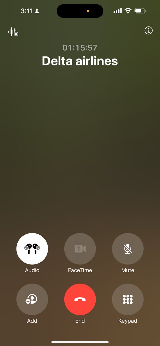 Yall asked for 42 mins,
It’s been an hour 15 🙄 <a href="/Delta/">Delta</a>