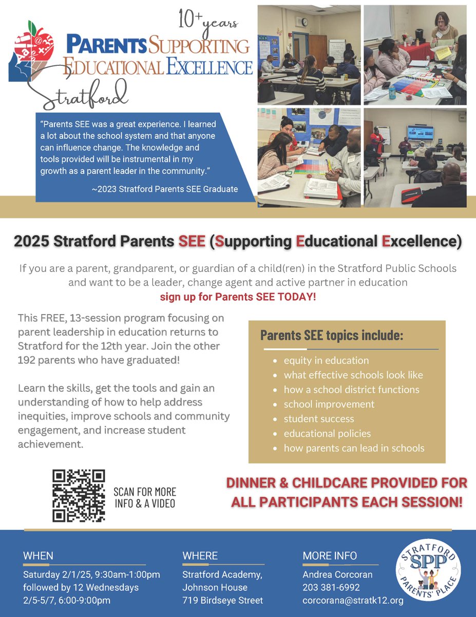 Do you want to make a difference?  Try "Parents SEE" #StratfordPublicSchools