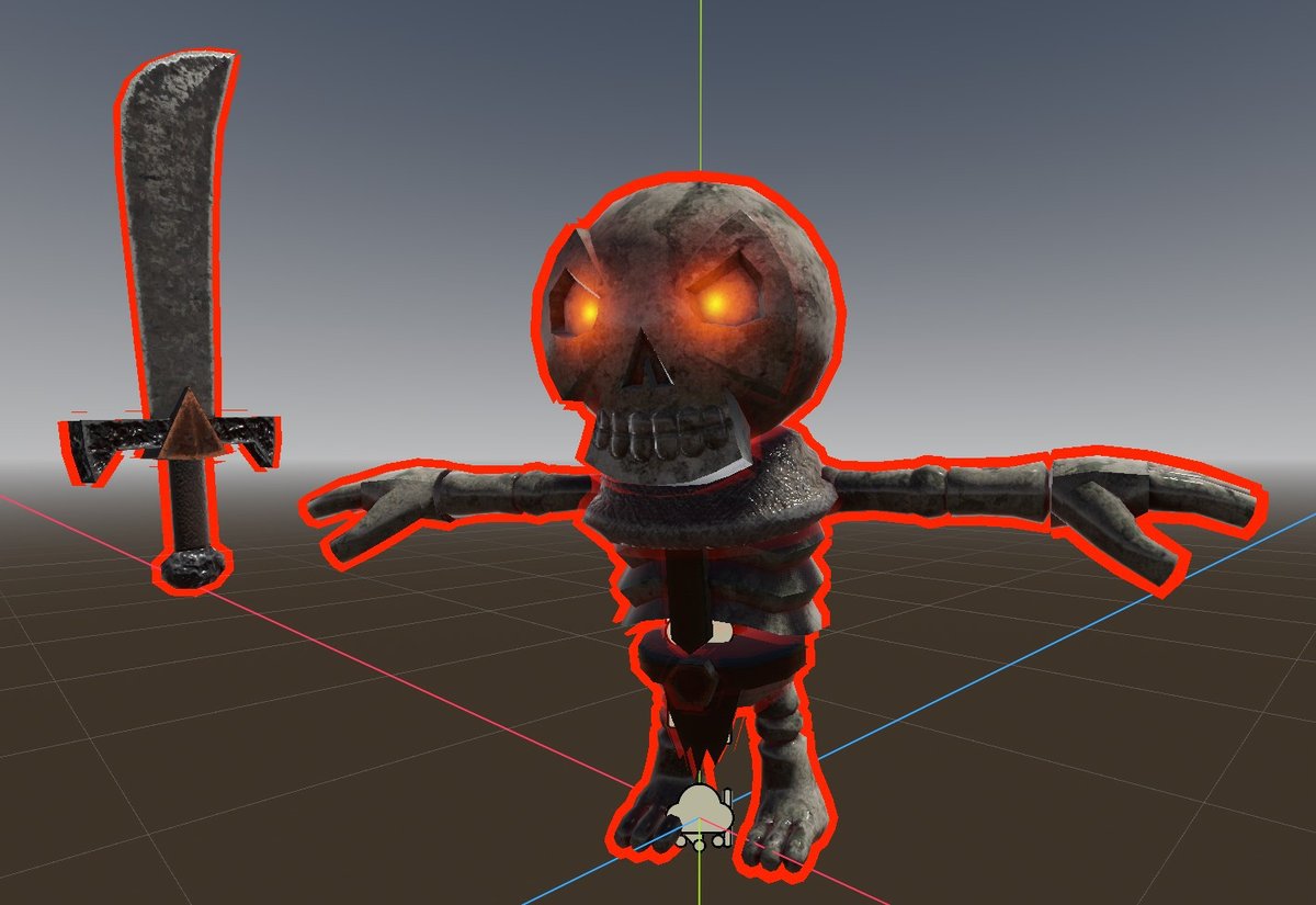 Just starting porting this wee fleshless warrior from my old unity project in to my bright shiny #godotengine project. Will definitely repaint sometime but right now I want a few more monster types wandering around!

#indiegamedev
#gamedev #indiedev