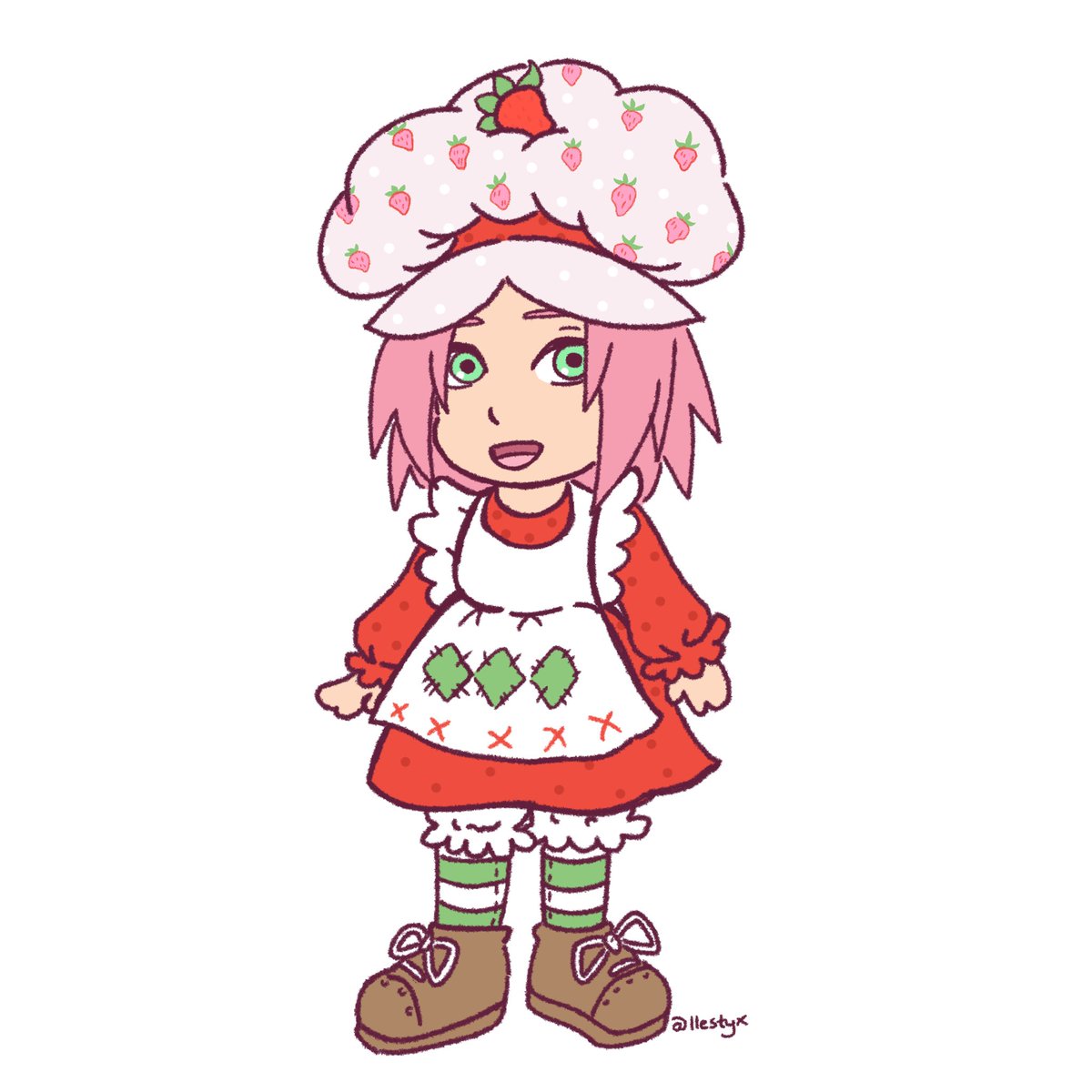 sakura shortcake 🍰 🍓

#NARUTO 
#narutofanart #sakuraharuno #sakurauchiha